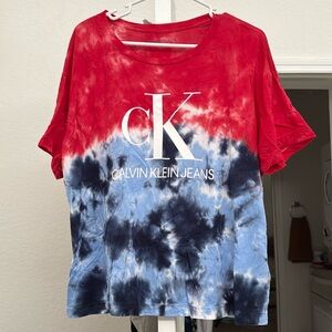 Calvin Klein Tie Dye Shirt Size XL